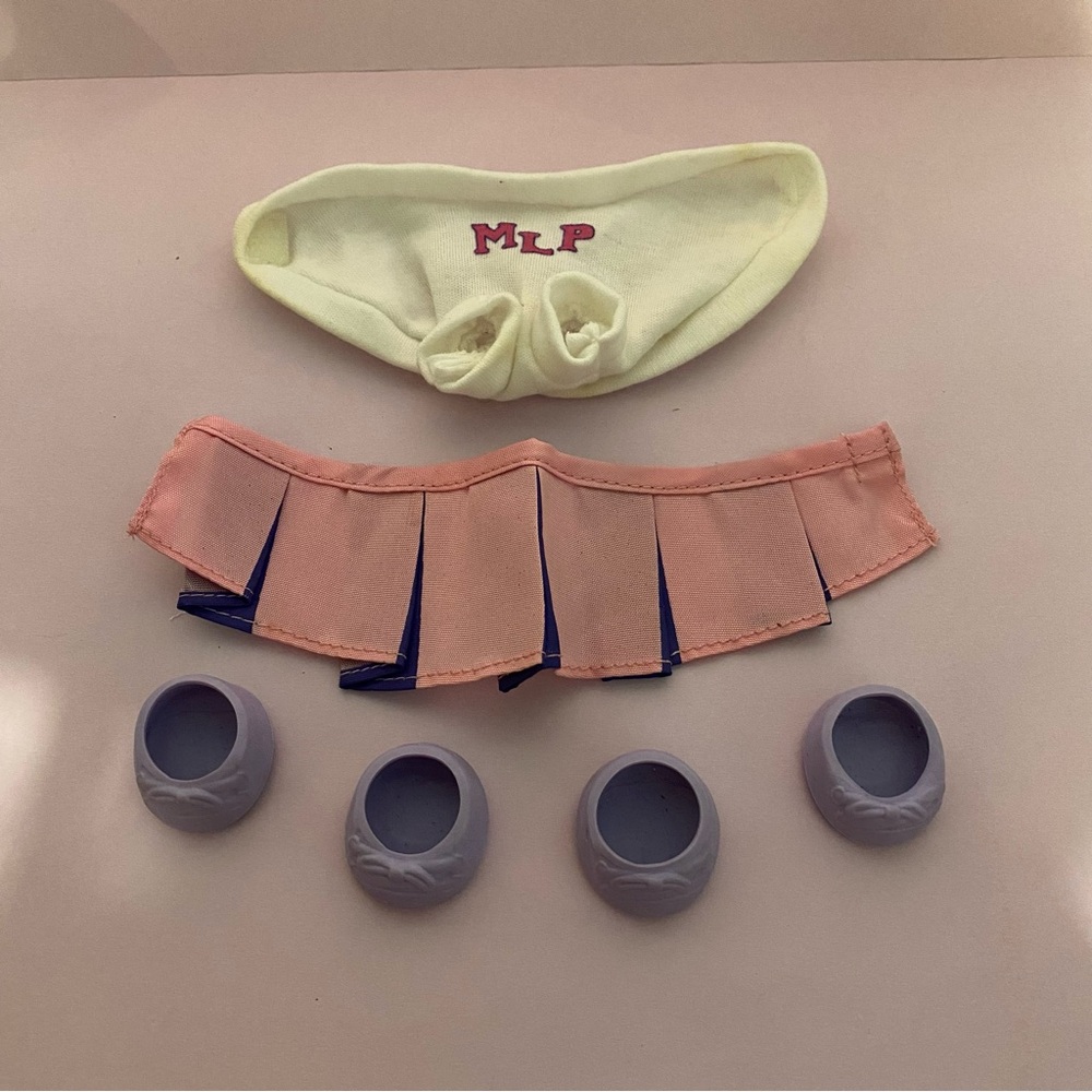 My Little Pony Cheerleader 1985 Ponywear Outfit Vintage Hasbro